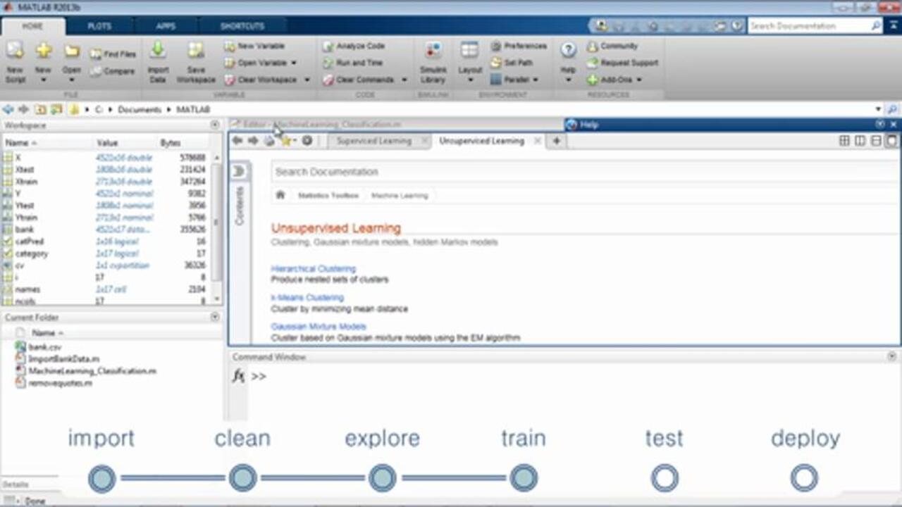 Machine learning best sale using matlab tutorial