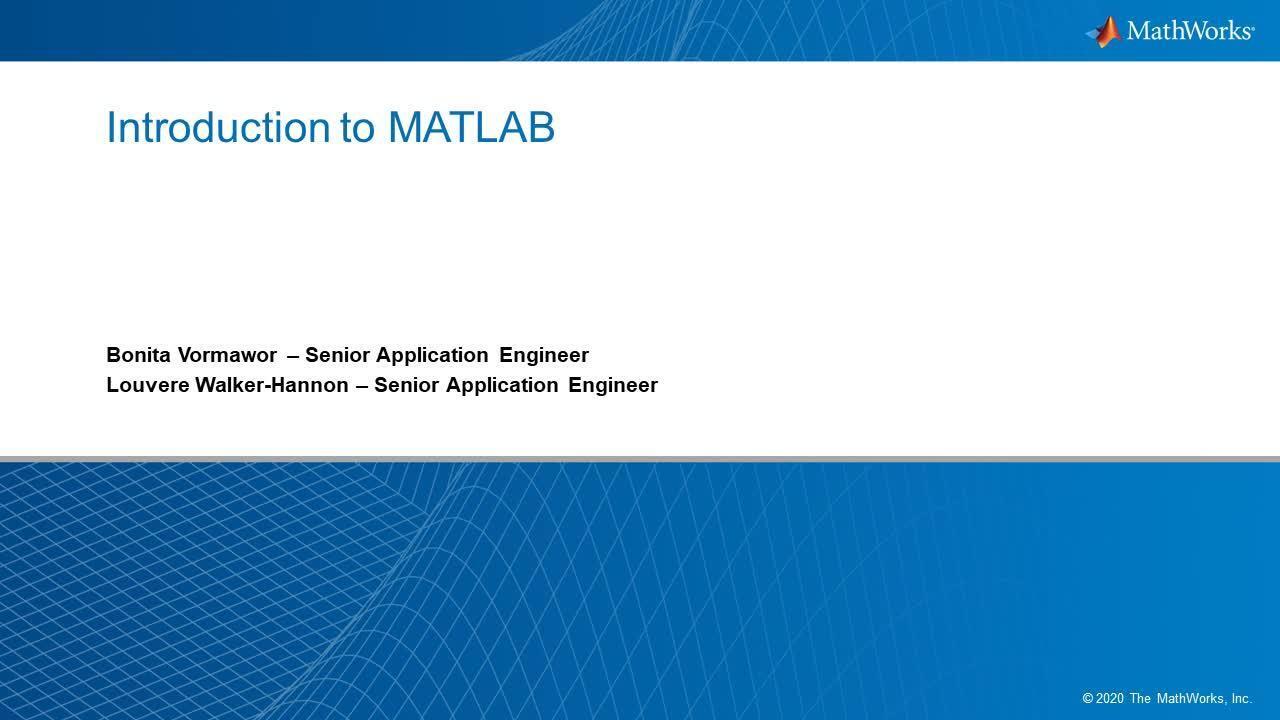 What Is MATLAB? Video - MATLAB