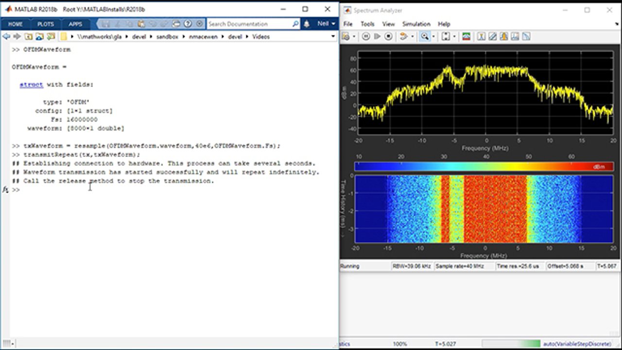 matlab dsip Waveform Generation Using and SDR Program for Threshold in MATLAB