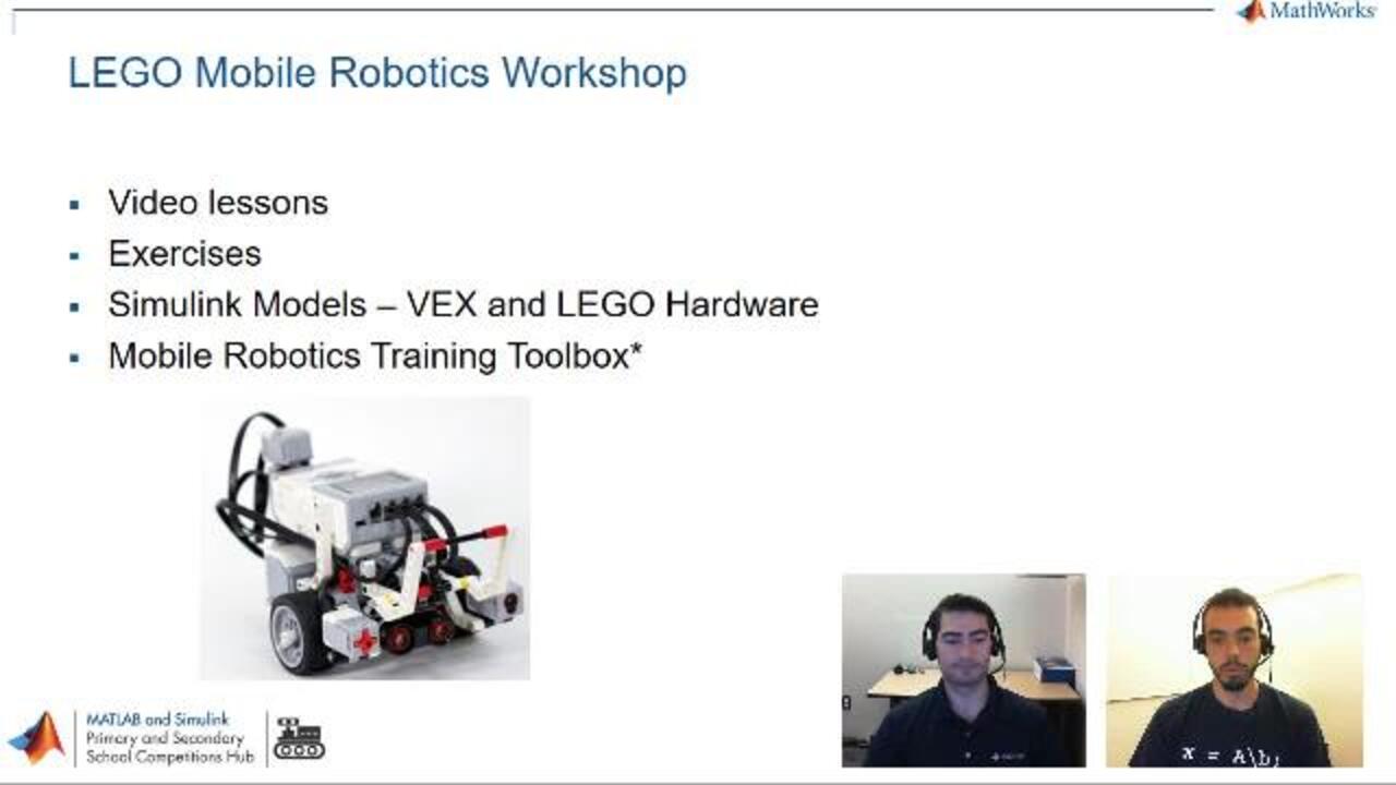 Learn to Program LEGO Robots Using Simulink Video - MATLAB & Simulink