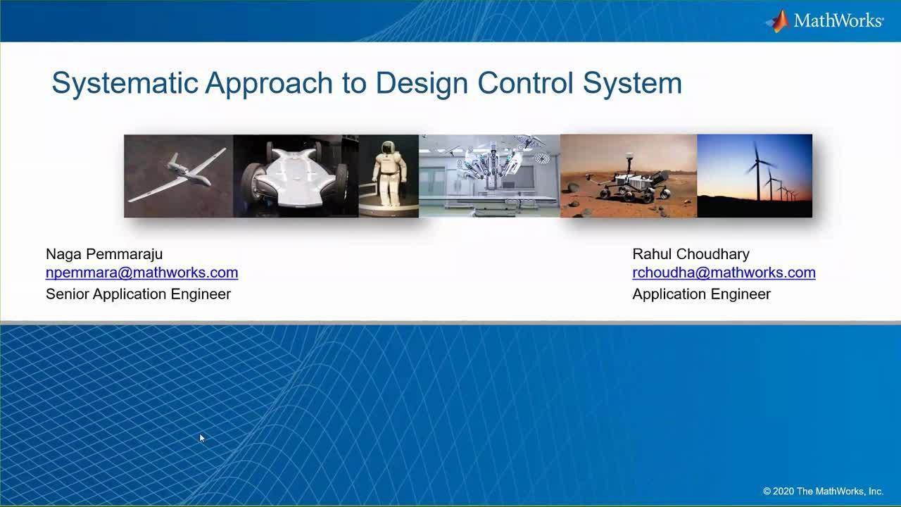 Systematic Approach for Control Design using MATLAB and Simulink