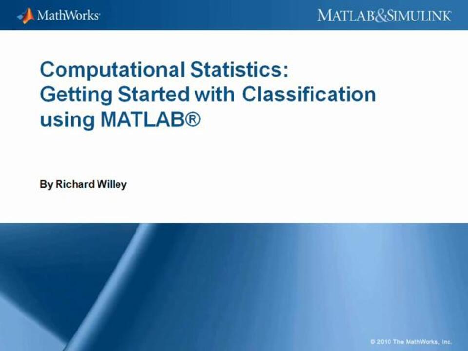 MATLAB for Machine Learning