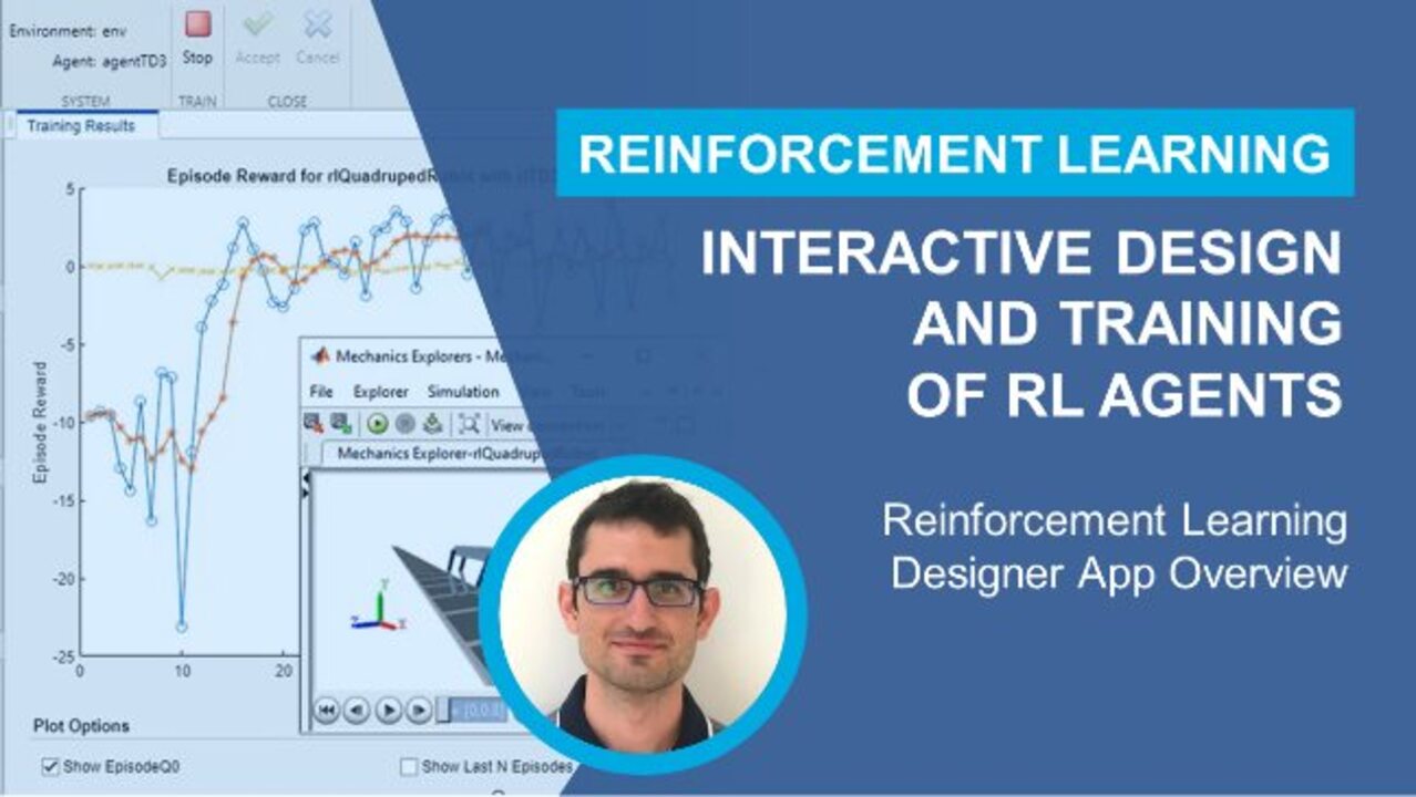 Creating and Training Reinforcement Learning Agents Interactively - MATLAB