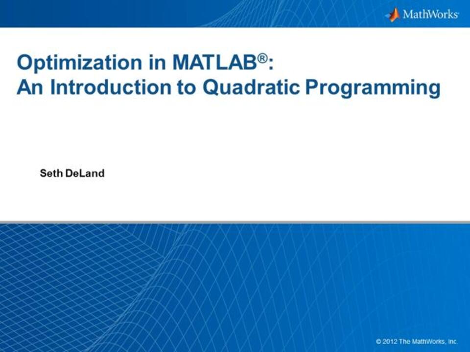 Introduction to MATLAB with Image Processing Toolbox Video - MATLAB