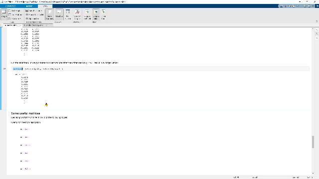Mathematics and Matrices in MATLAB MATLAB