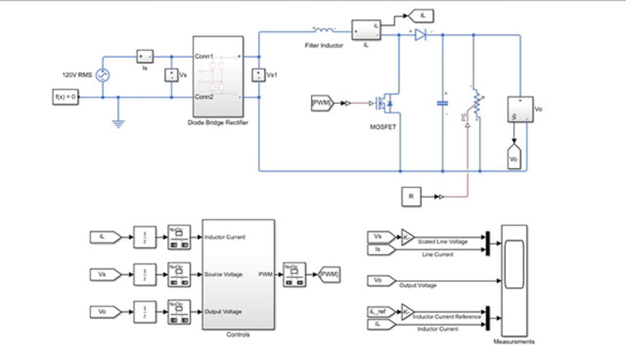 Control Tutorials for MATLAB and Simulink - Time-response Analysis of a Boost  Converter Circuit