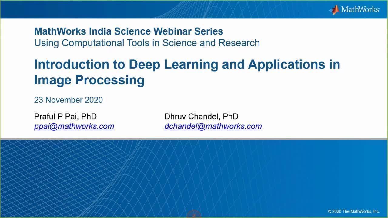 Introduction to MATLAB with Image Processing Toolbox Video - MATLAB