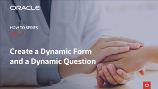 Create a Dynamic Form and a Dynamic Question video thumbnail