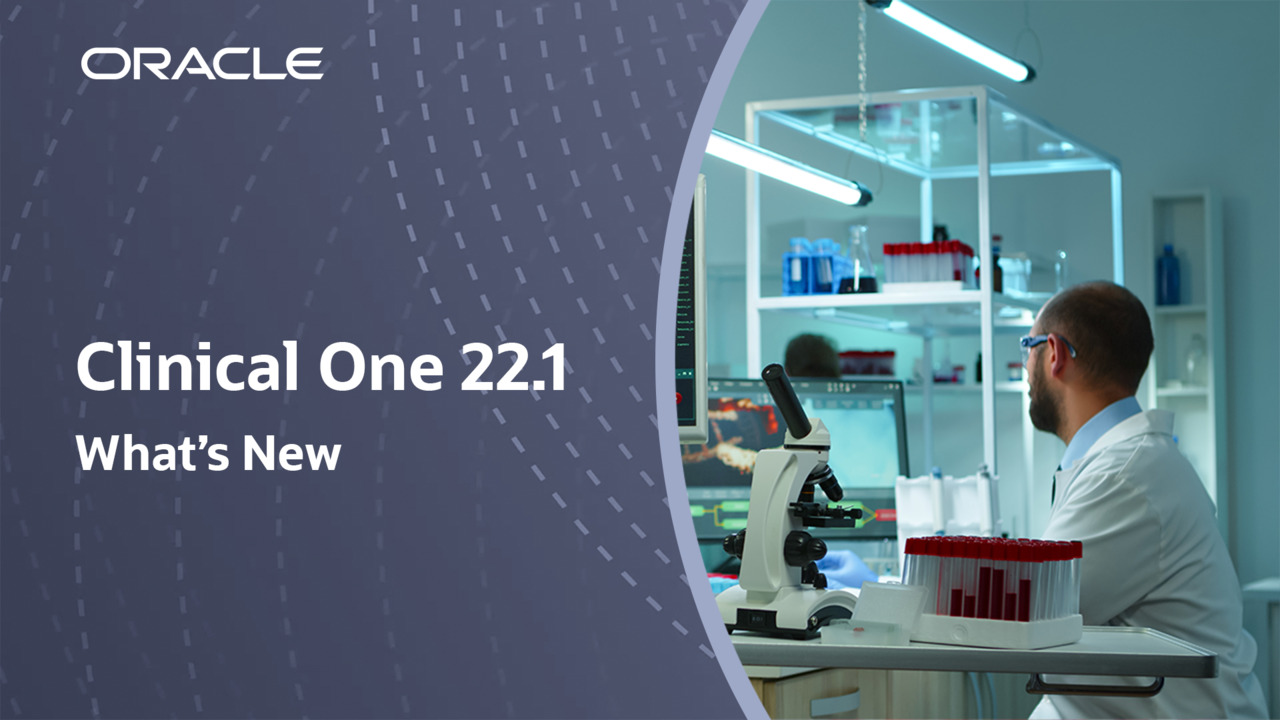 What's New in Clinical One 22.1 video thumbnail