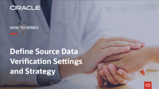 Define Source Data Verification Settings and Strategy video thumbnail