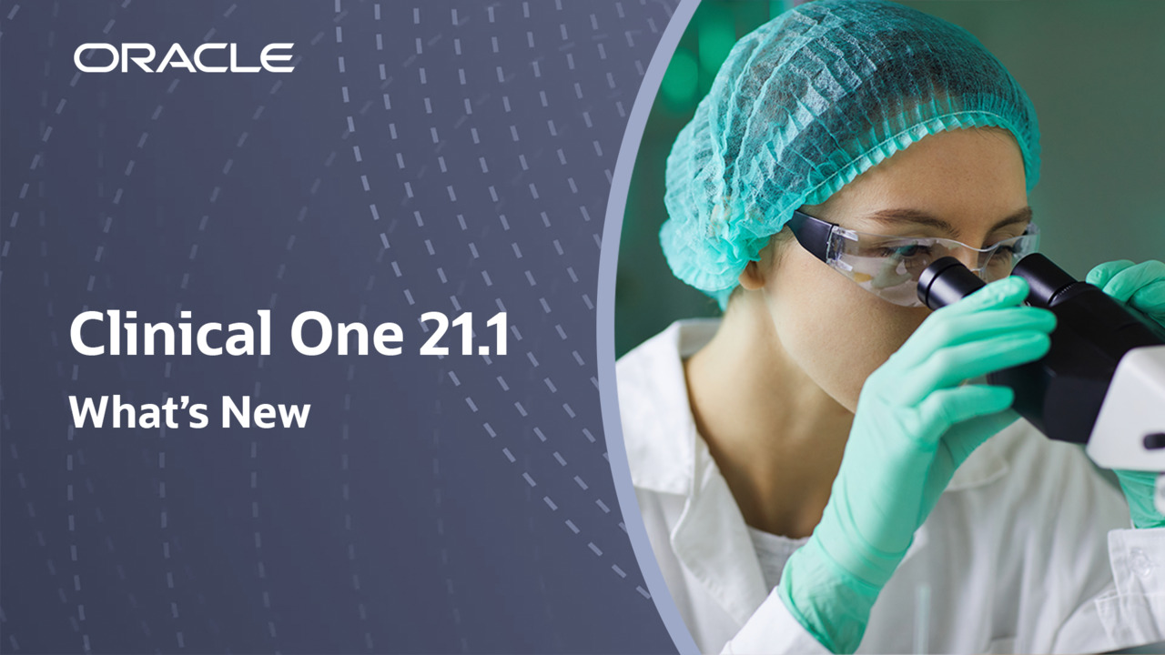 What's New in Clinical One 21.1 video thumbnail