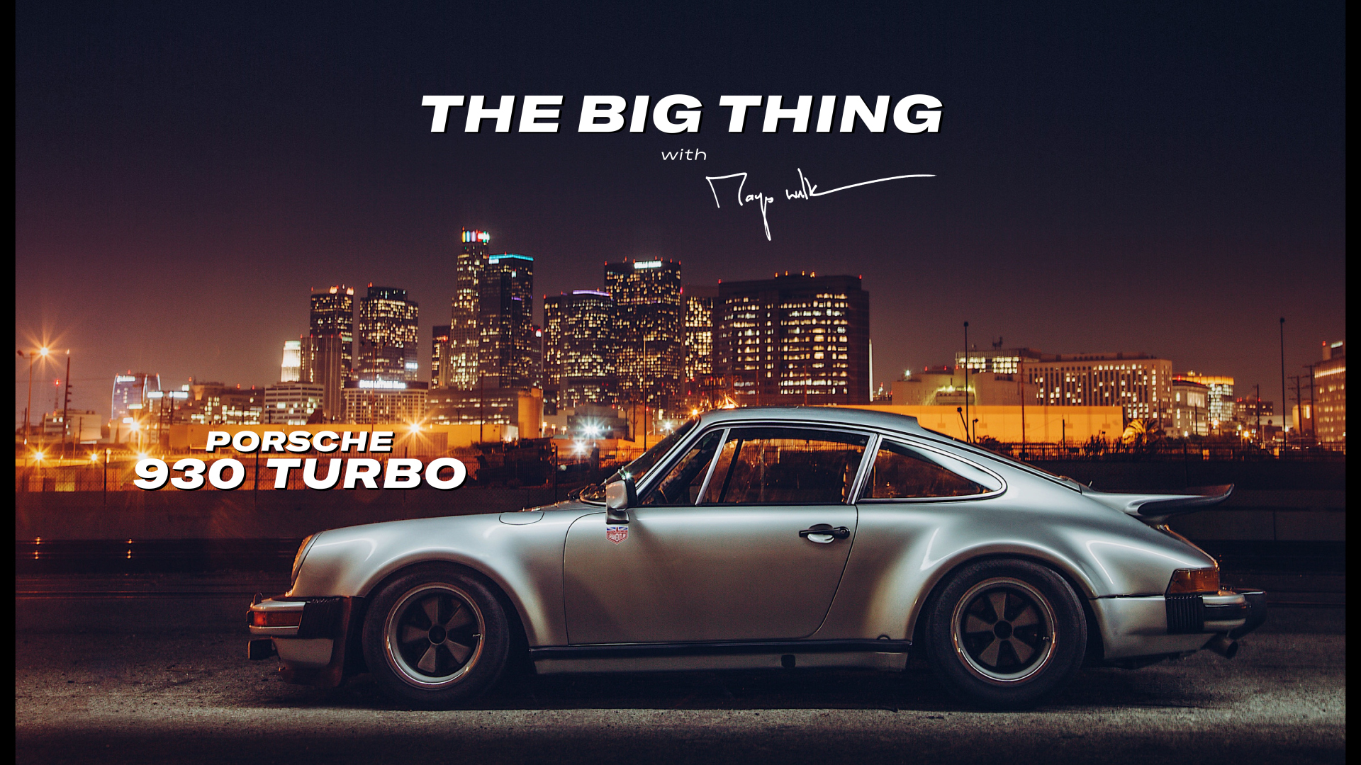 The Porsche 930 Turbo | The Big Thing – Ep 3 - Hagerty Media