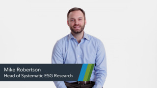 Mike Robertson, Head of Systematic ESG Research Video