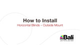 Learn the quick and easy way to Install Bali® brand Outside Mount Vinyl Blinds in this short video.