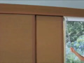 Durable clear plastic wand smoothly opens and closes Bali Blinds Sliding Panels. Cordless design eliminates dangling cord hazards.