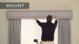 Learn How to Install Fabric Wrapped and Curved Cornices in this short video from Bali®
