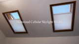 Motorized Cellular Light Filtering Skylights from Blinds.com are a smart solution for hard to reach skylights - learn more in this short video.