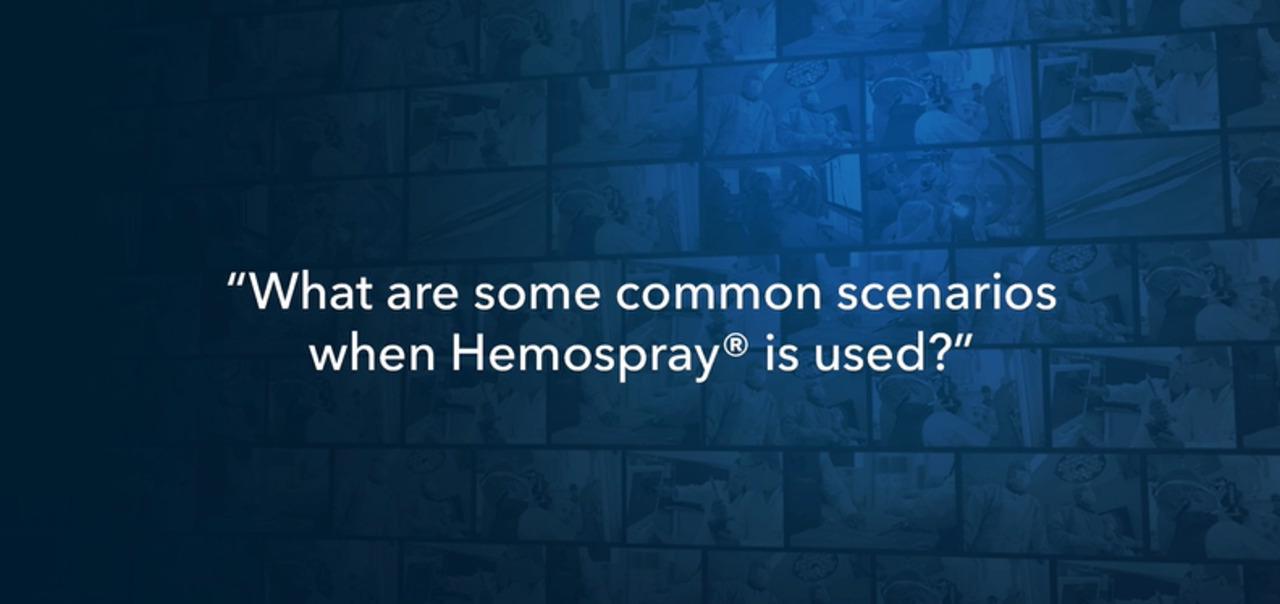 Common scenarios where Hemospray® is used – Kevin Sanderfoot Video Thumbnail