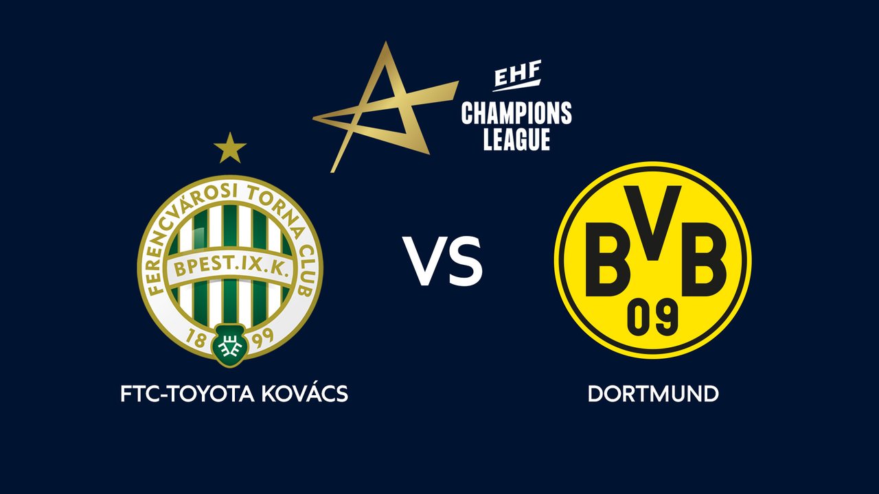 Női kézi BL: FTC-Toyota Kovács-Dortmund