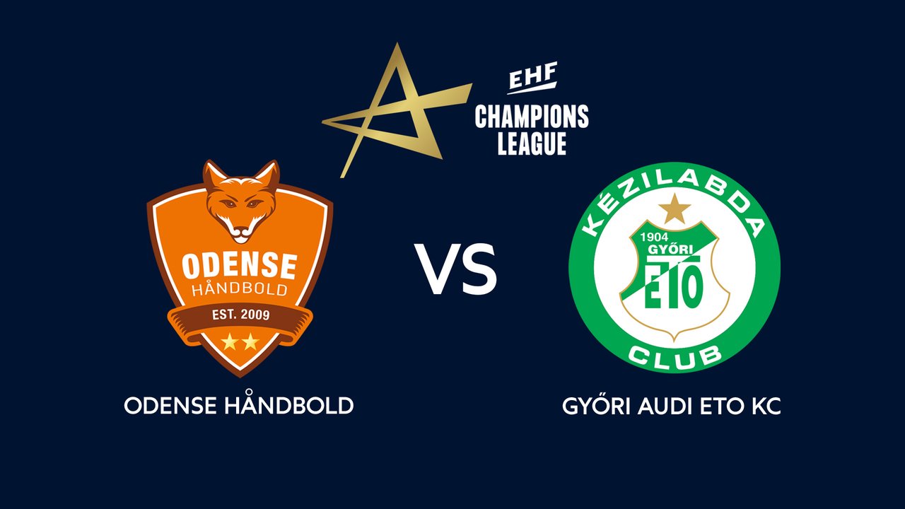 Női kézi BL: Odense-Győri Audi ETO