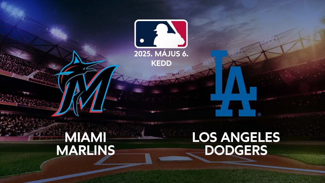 MLB: Miami Marlins-Los Angeles Dodgers (kedd)