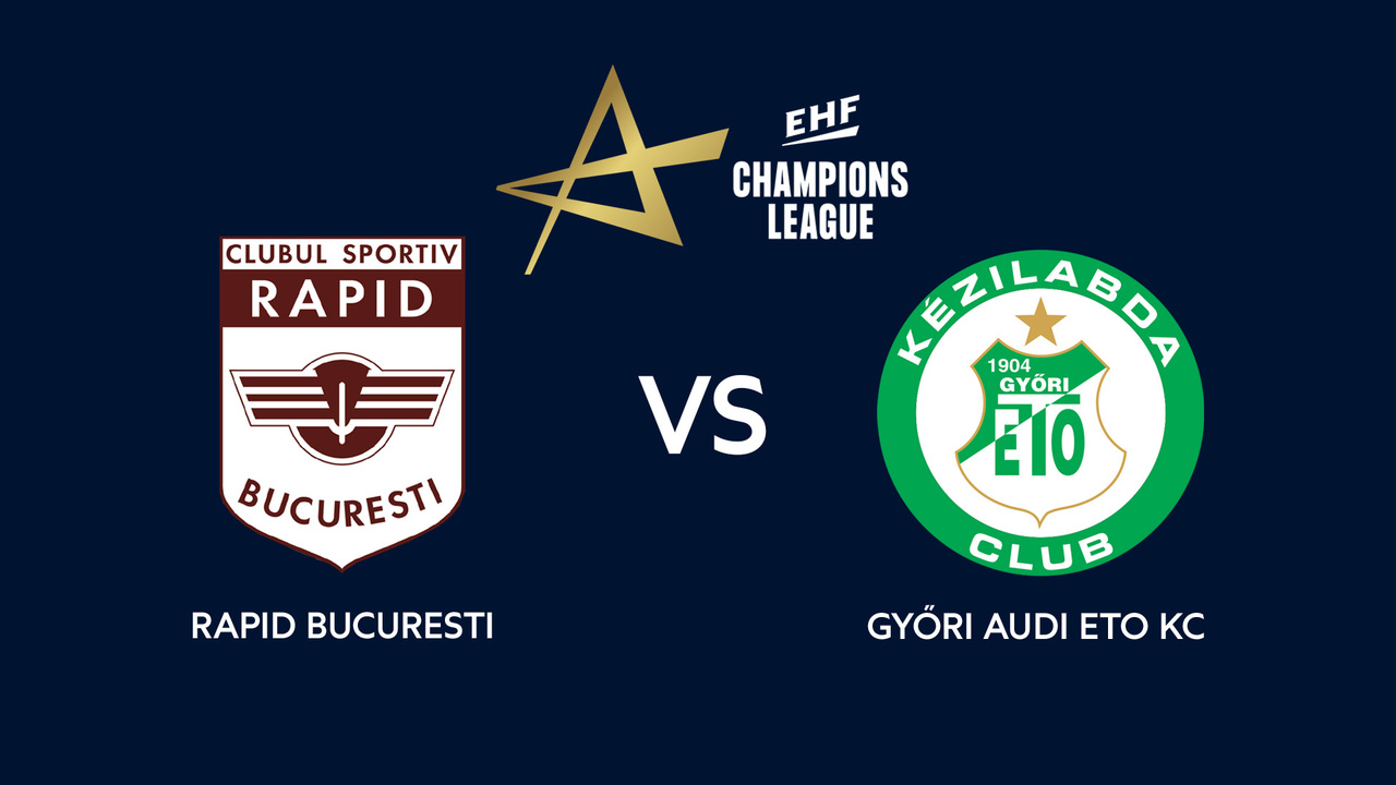 Kézi BL: Rapid Bucuresti-Győri Audi ETO