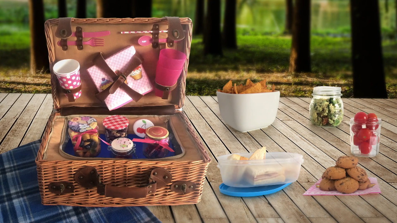 Piknikezés a parkban