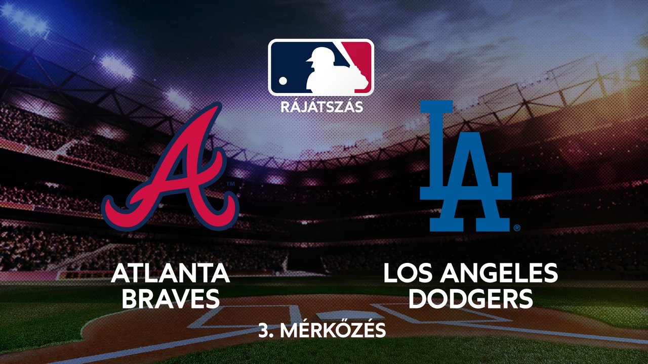 MLB: Braves-Dodgers (NLDS, 3. mérkőzés)
