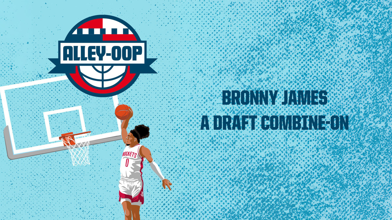 Bronny James a draft combine-on