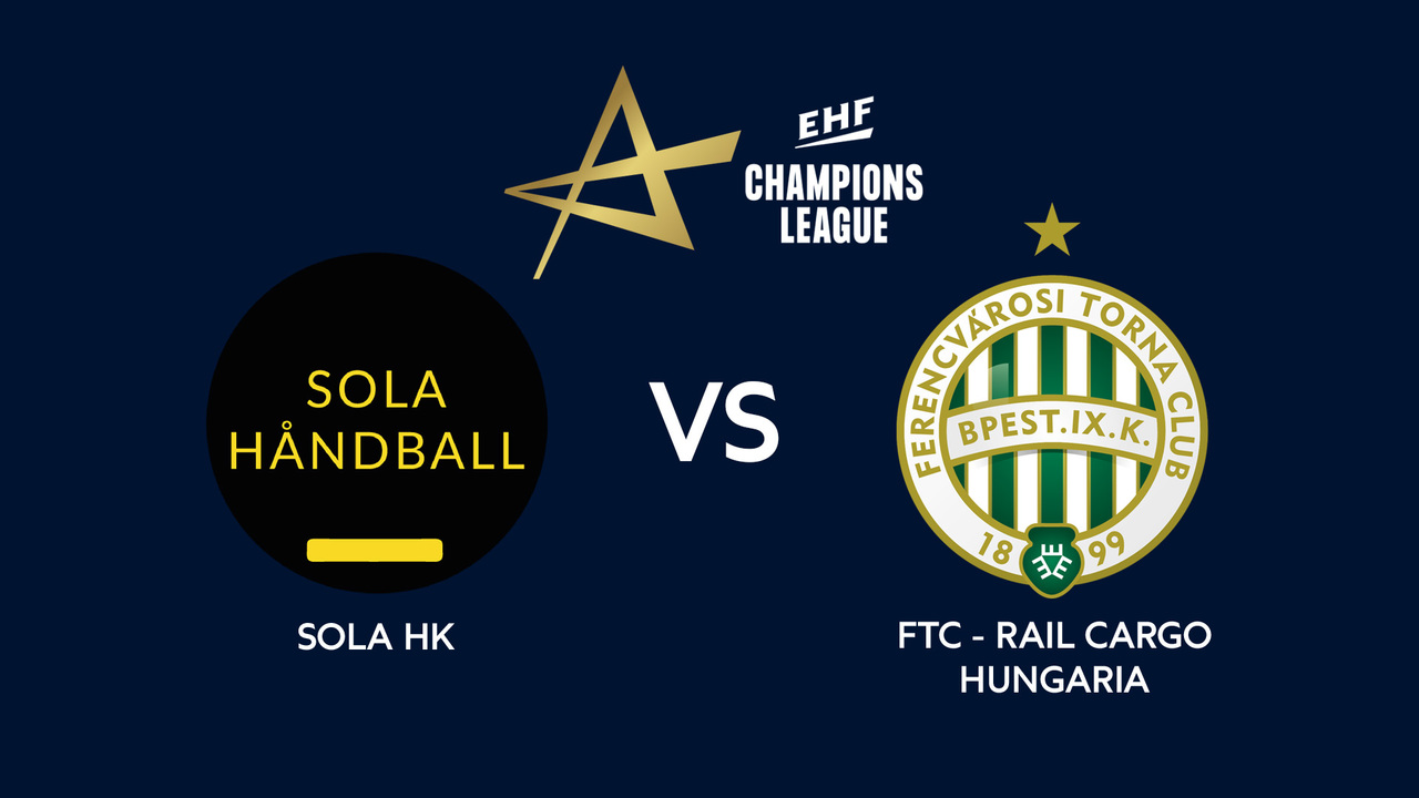 Női kézilabda BL: Sola-FTC-Rail Cargo Hungaria
