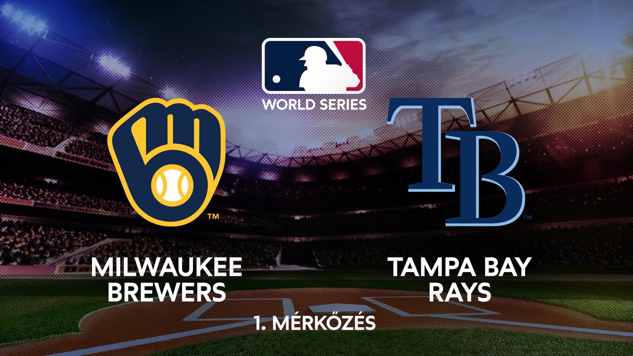 MLB World Series: Brewers-Rays, 1. mérkőzés