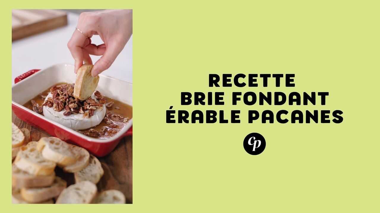 Recette de brie fondant à l'érable et aux pacanes