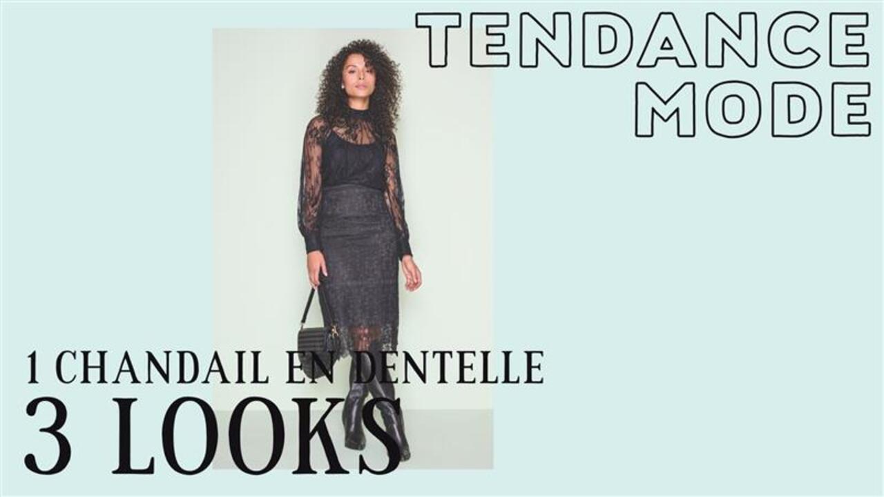 [VIDÉO] Un chandail en dentelle, trois looks
