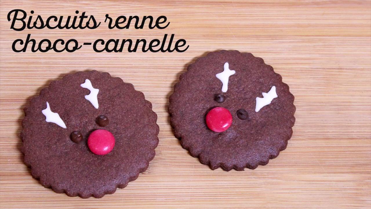 Biscuits Renne choco-canelle