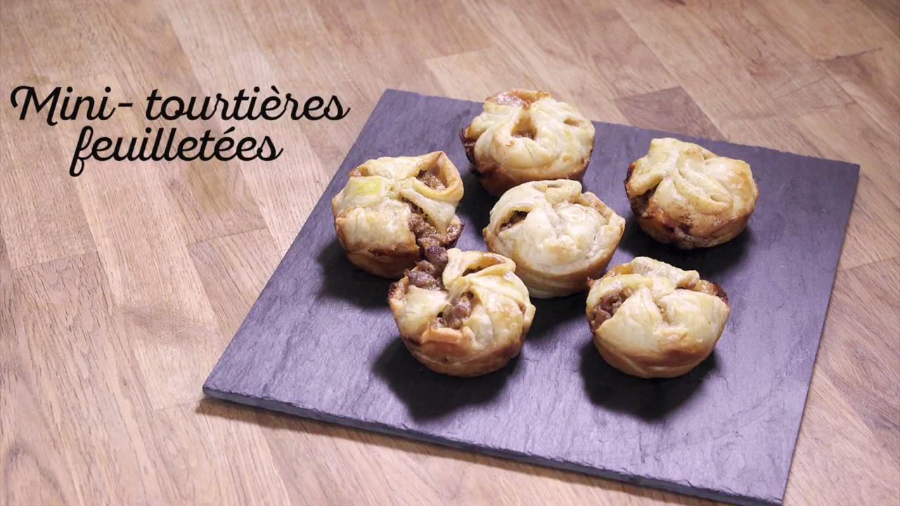 Mini-tourtières feuilletées