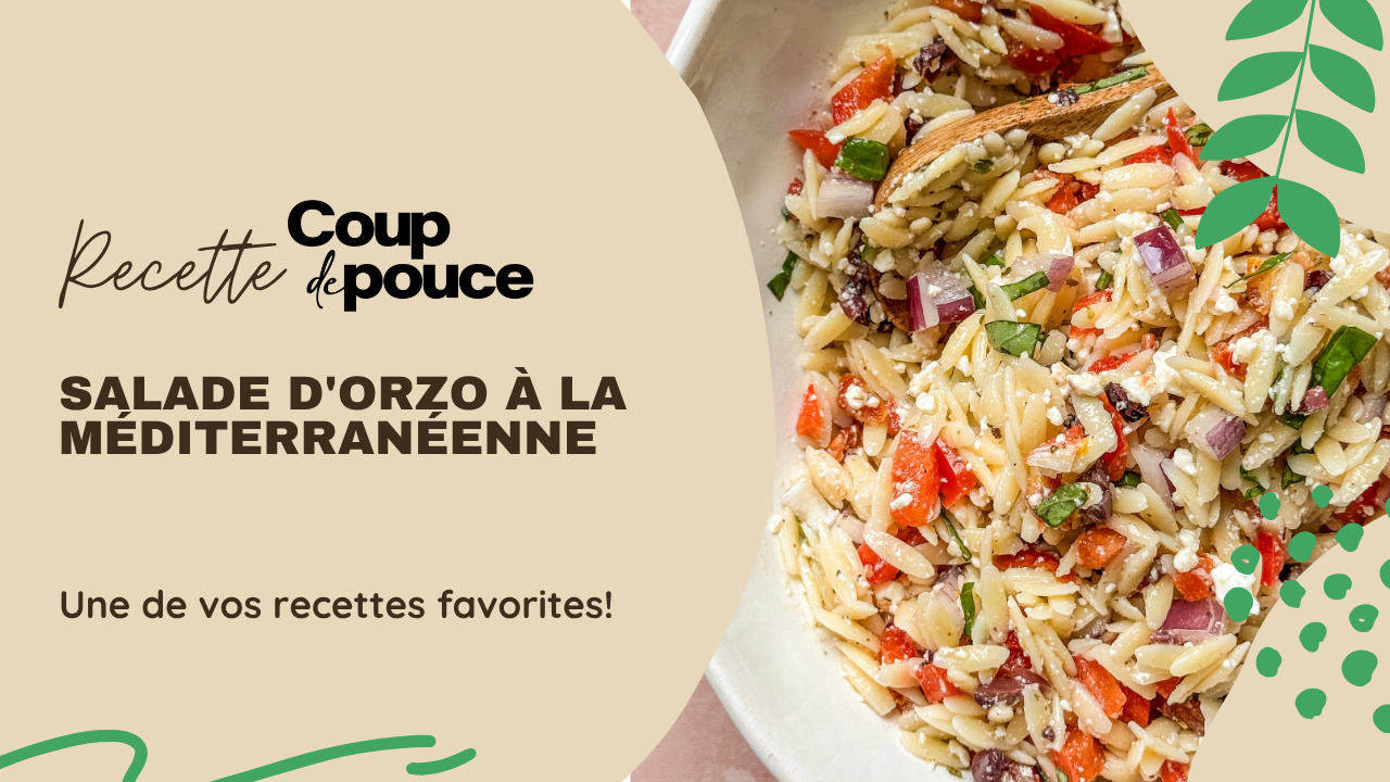 [VIDEO] Salade d'orzo à la méditerranéenne