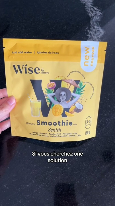 [VIDÉO] On a testé les smoothies lyophilisés de Wise by Nature et voici ce qu'on a pensé