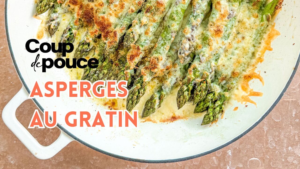 [VIDÉO] Recette d'asperges au gratin