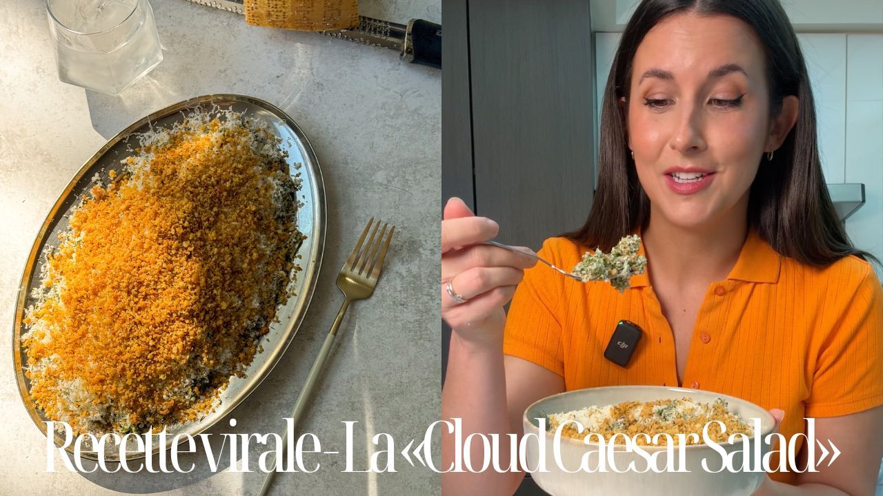 [VIDÉO] On teste la recette virale de «Cloud Caesar Salad».