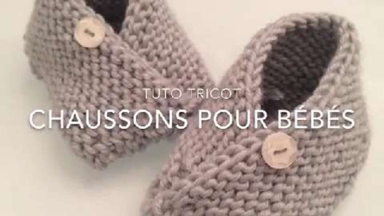 Tutoriel tricot: chaussons pour bébés