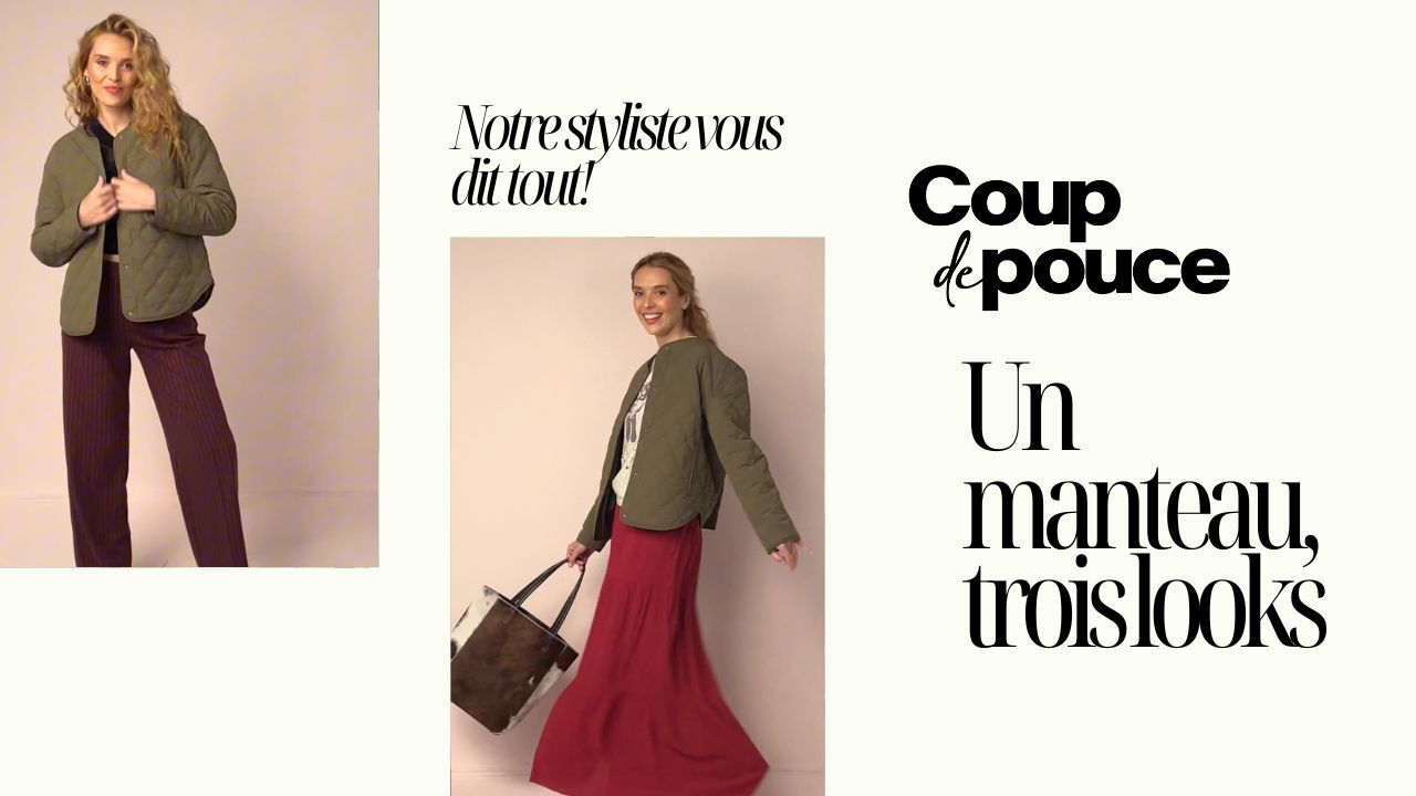[VIDÉO] Un manteau, trois looks