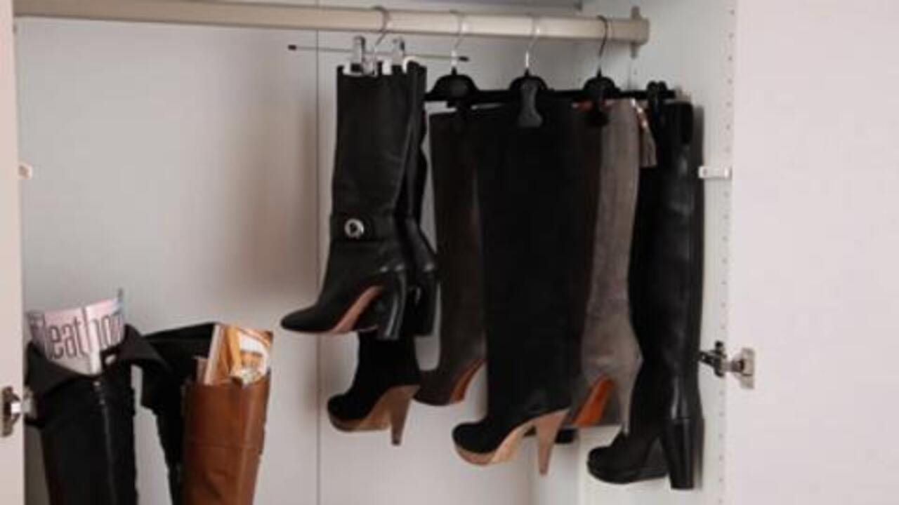 How to: Organize shoes and boots