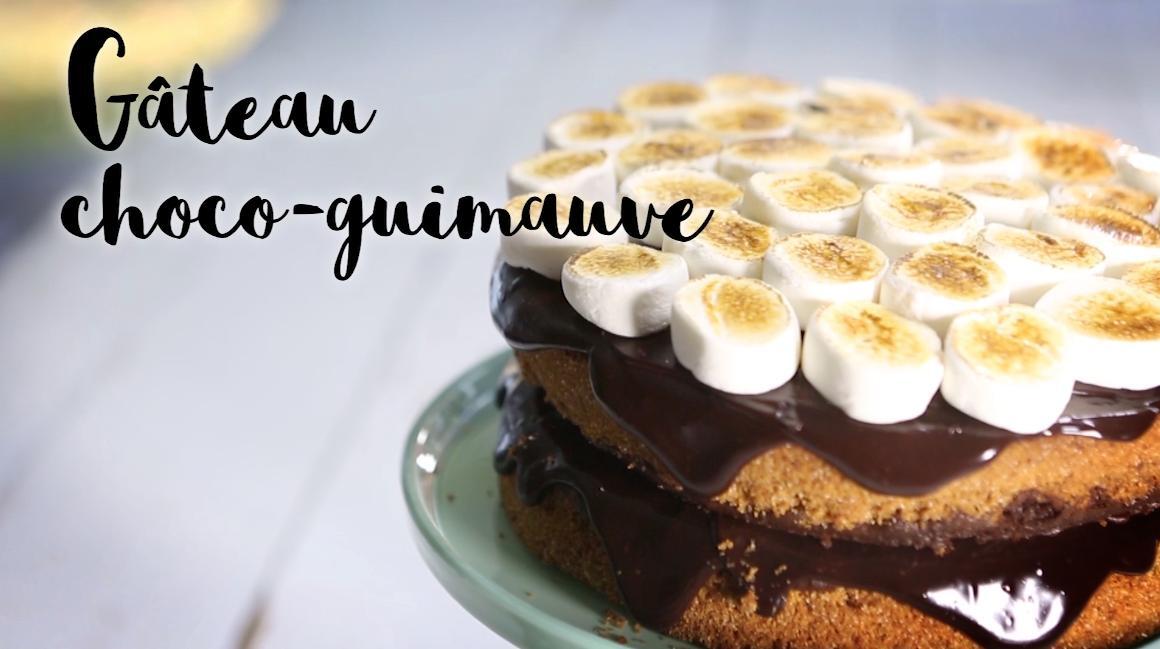 Gâteau choco-guimauve