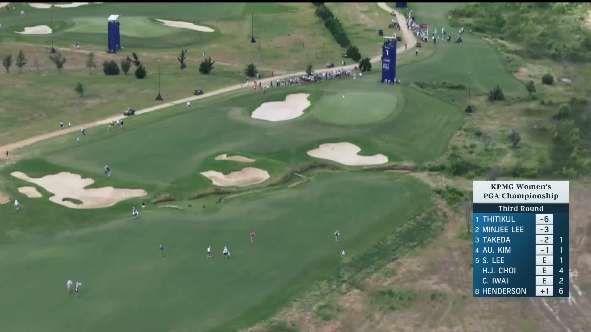 Minjee Lee 3rd Shot on No. 1 Hole - 2025 KPMG Women's PGA