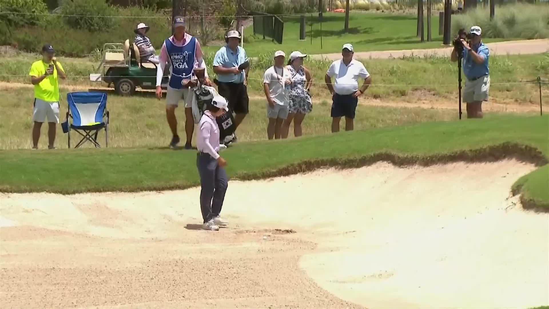 Shinsil Bang 4th Shot on No. 2 Hole - 2025 KPMG Women's PGA