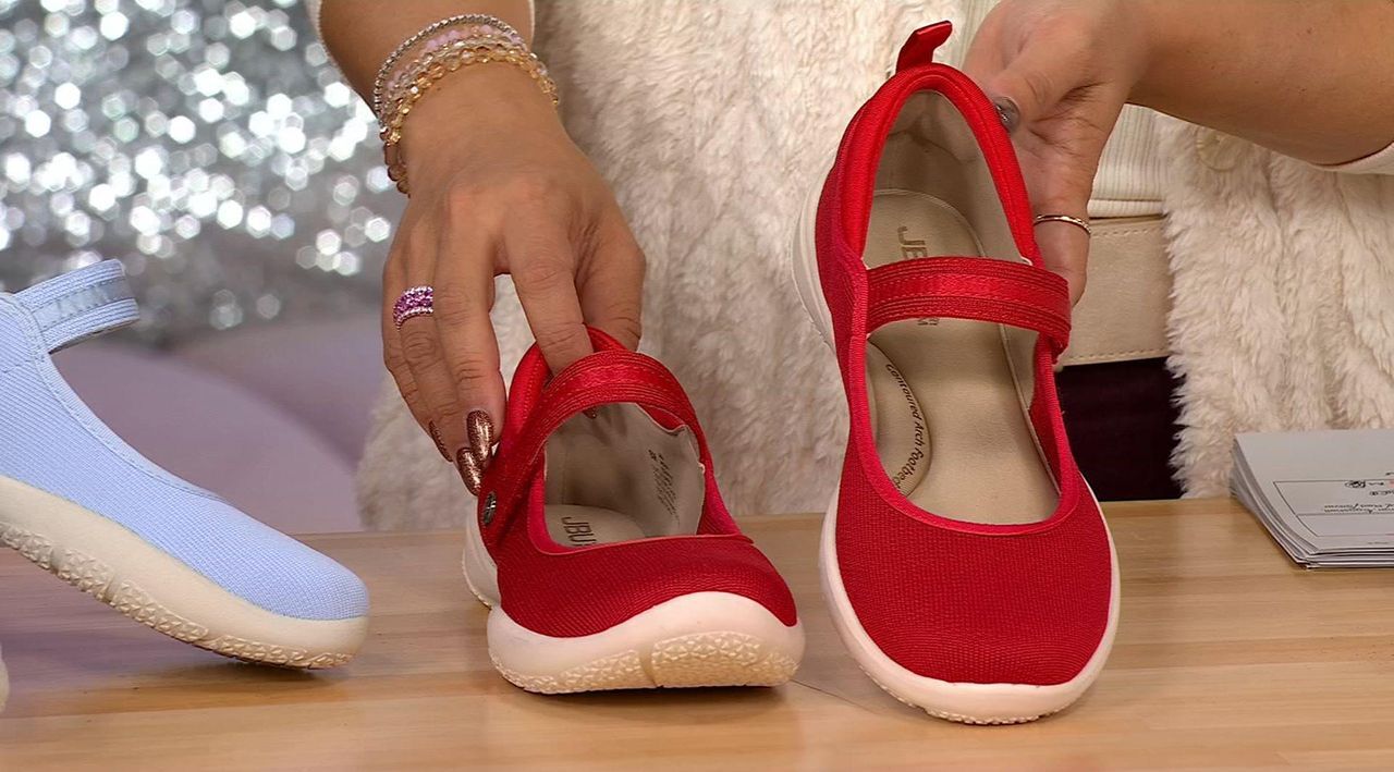 JBU Merry Knit Mary Jane Shoe - 23395403 | HSN