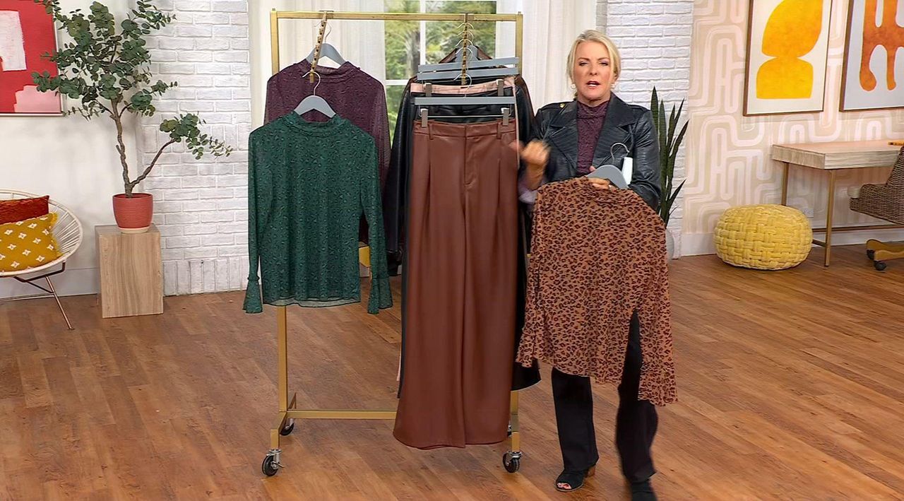 G by Giuliana Faux Leather Trouser | HSN