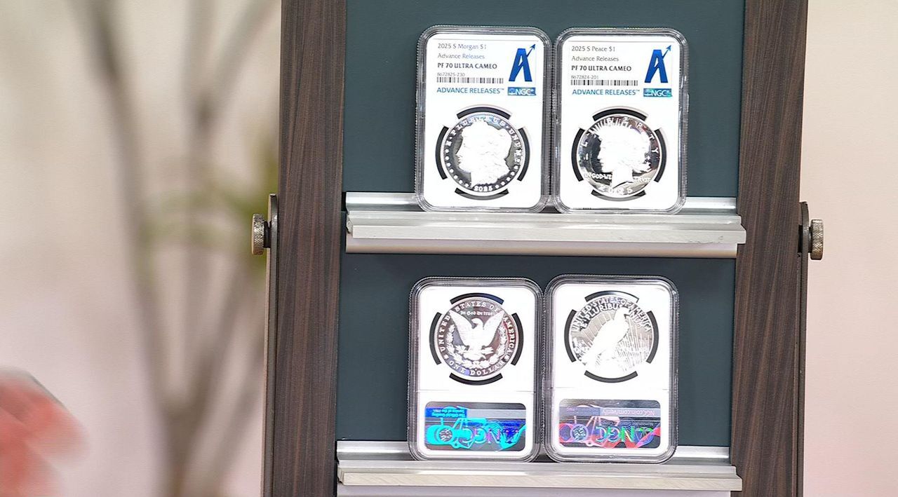 2025 PF70 NGC Advance Release Morgan and Peace Silver Dollar Set | HSN