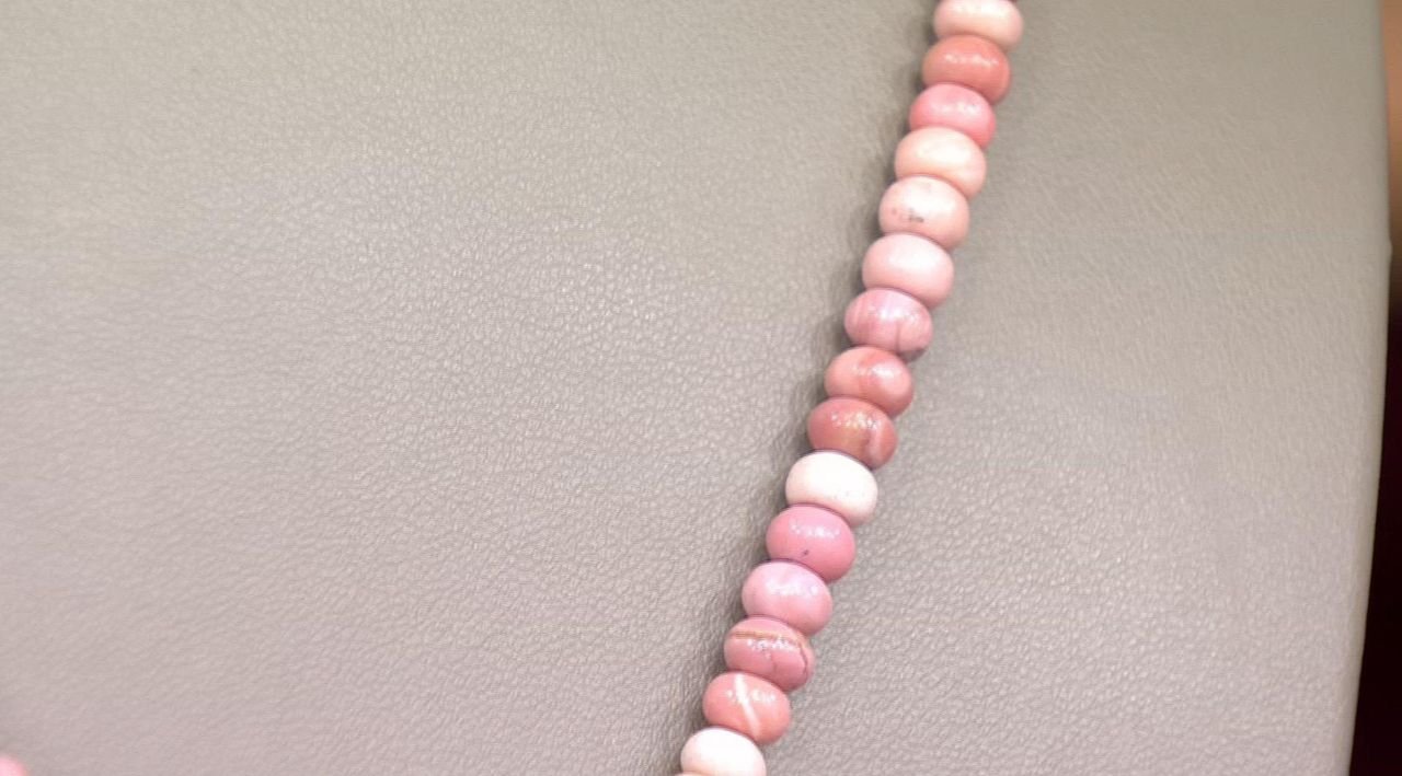 Jay King Sterling Silver Australian Pink Opal 18