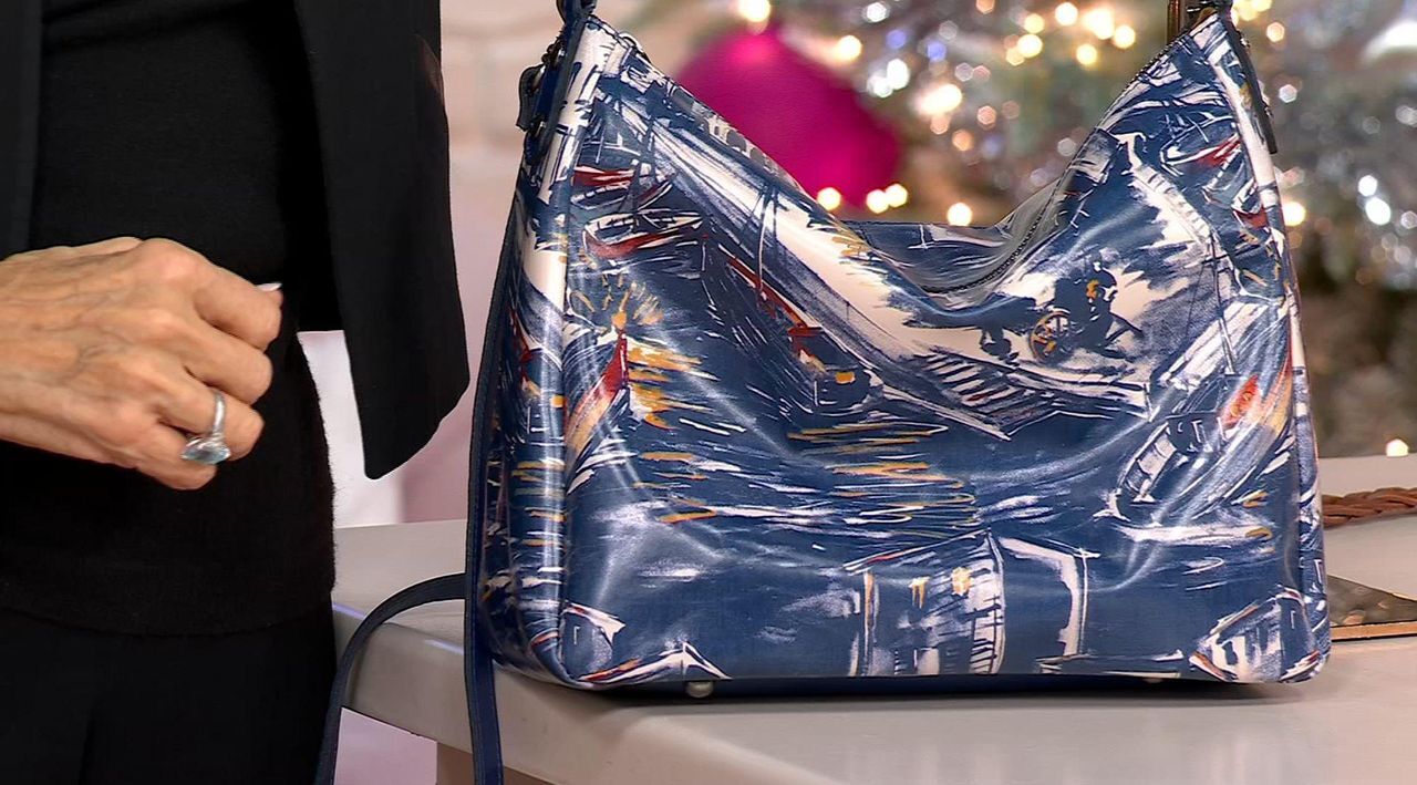 Patricia Nash Lilia Leather Hobo Crossbody with Braided Handle | HSN